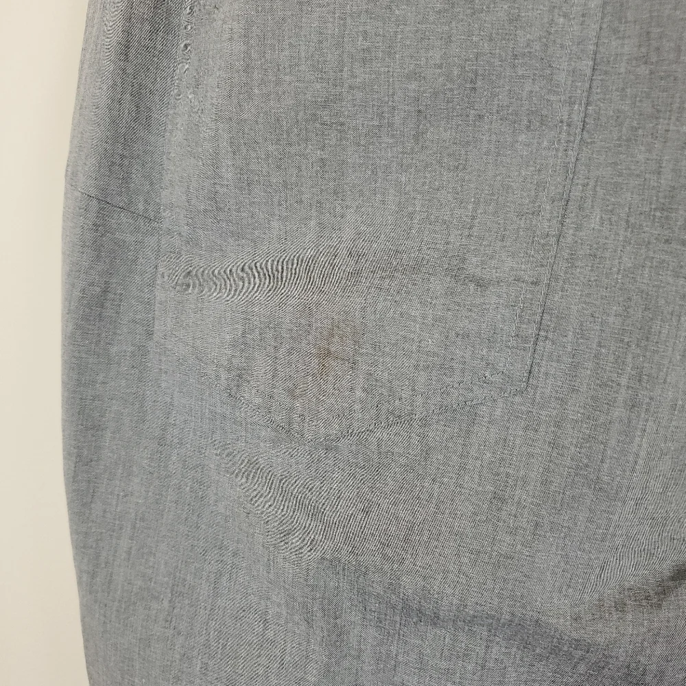 Orttu Grey Lightweight Baggy Cropped London Pants